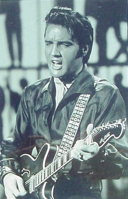 Elvis presley - fekete-fehér